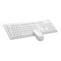 LENOVO LECOO KW200 Kablosuz Q Trk Optic Mouse Beyaz Standart Klavye - Mouse Set