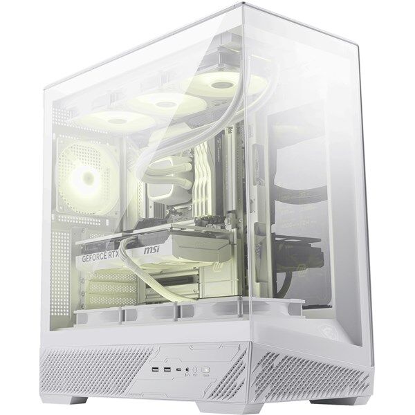 MSI MAG PANO 130R PZ WHITE PANORAMIK GAMING MID-TOWER PC KASASI BEYAZ