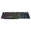 RAMPAGE KB-R88 GAMEZONE USB Q Trk RGB Led Aydınlatmalı Mekanik Hisli Siyah Gaming Klavye Kutu Açık (Outlet)