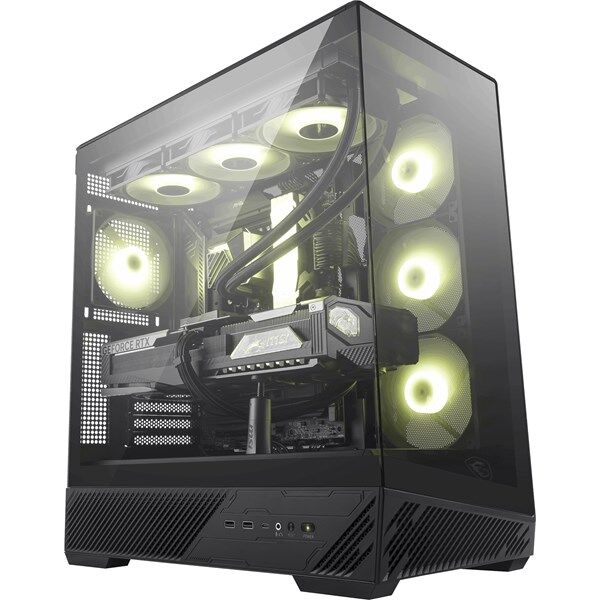 MSI MAG PANO 130R PZ PANORAMIK GAMING MID-TOWER PC KASASI SİYAH