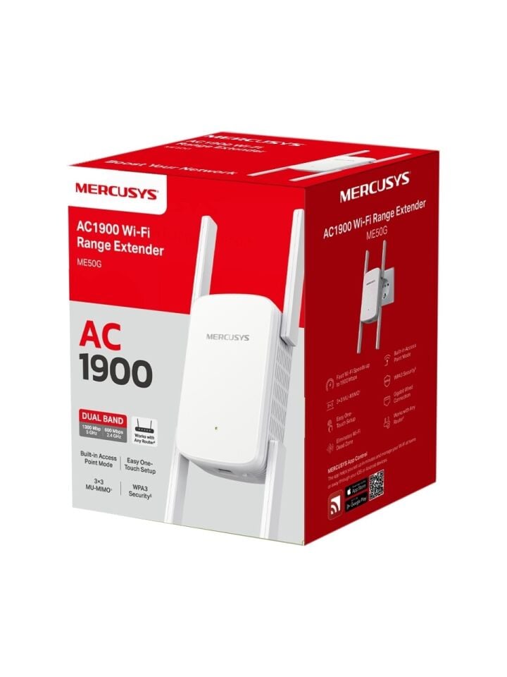 TP-Link Mercusys ME50G AC1900 Wi Fi Menzil Genişletici