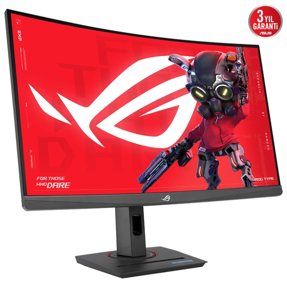 ASUS 27'' FAST VA ROG STRIX XG27WCS 1MS 180Hz HDMI-DP-TYPE-C Kavisli Gaming Monitör (2560 X 1440)