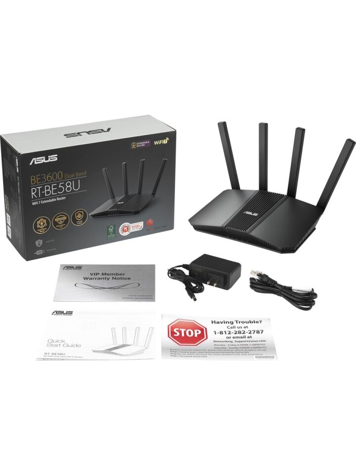 ASUS RT-BE58U 3600Mbps Dual-Band WiFi 7 Router