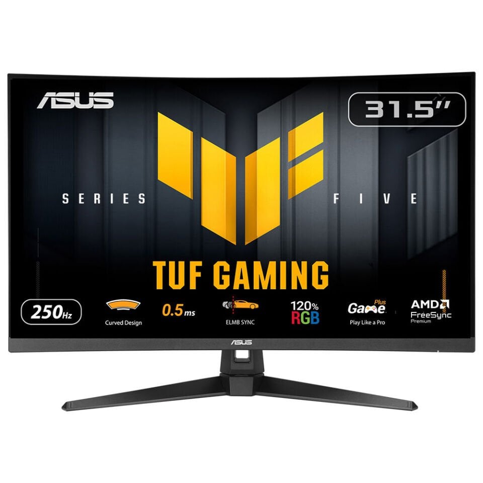 ASUS 31.5'' FAST VA TUF GAMING VG32VQM5B 0.5MS 250HZ HDMI-DP Kavisli Gaming Monitör (1920 X 1080)