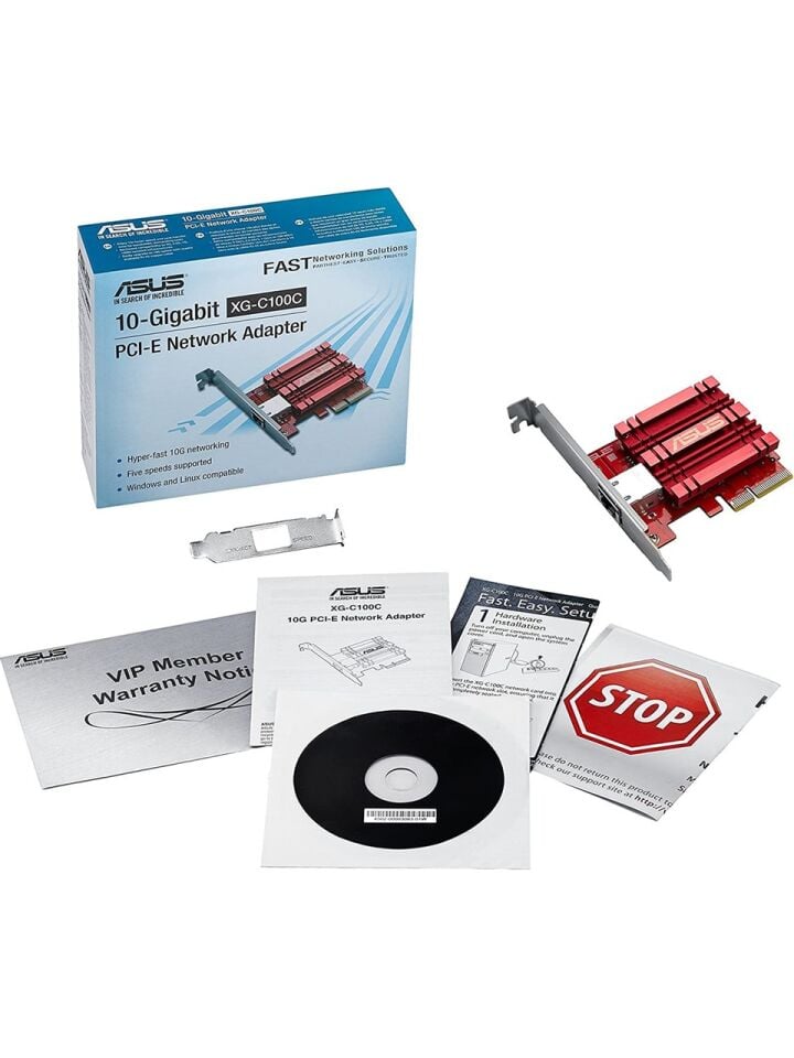 ASUS XG-C100C 10G Base-T PCIe Ağ Kartı