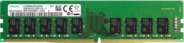 SAMSUNG 16GB DDR4 ECC UDIMM 2666Mhz 1Rx8 SUNUCU RAM M391A2K43BB1-CTDQ