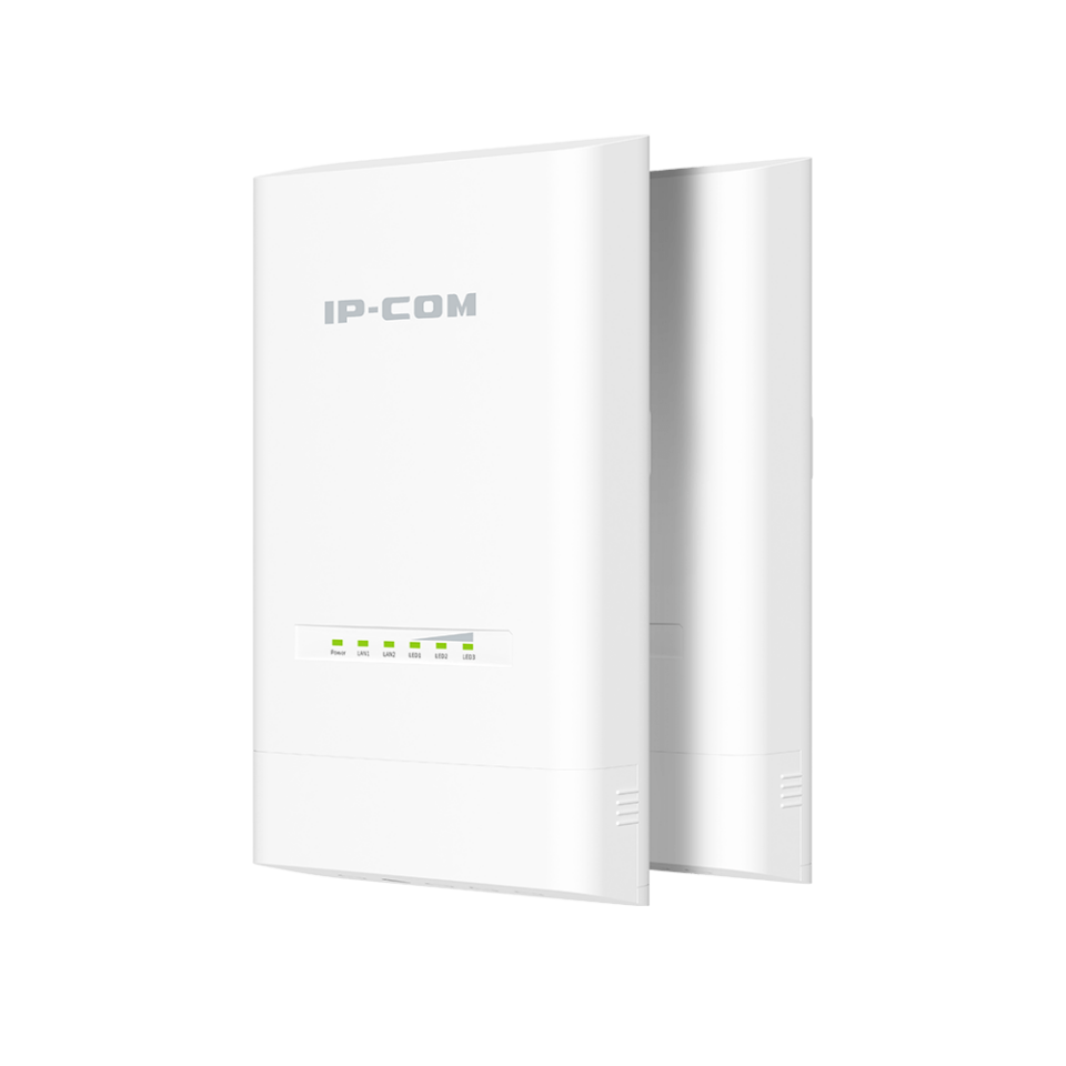IP-COM CPE12-KIT(MS-LOCO5AC) 5GHZ 867MBPS 5KM PTP 30 DERECE DIŞ ORTAM 2LI SET TAK ÇALIŞTIR ACCESS POINT(ADAPTÖRLÜ)