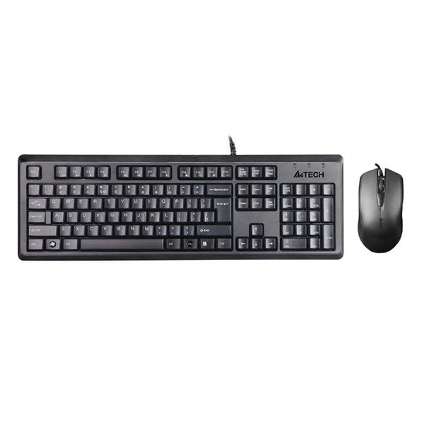 A4TECH KR-9276 Kablolu USB Q Trk Siyah Klavye - Mouse Set