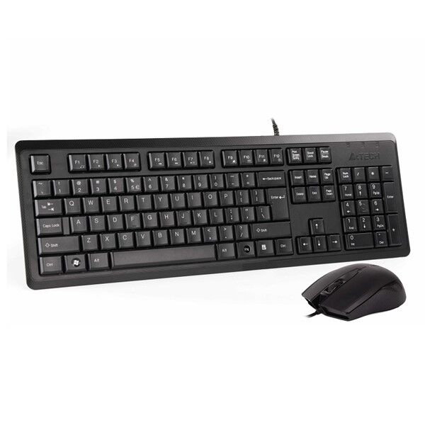 A4TECH KR-9276 Kablolu USB Q Trk Siyah Klavye - Mouse Set