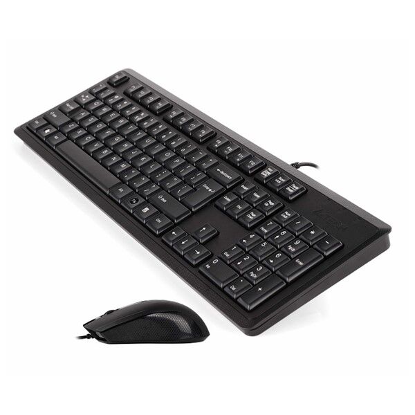 A4TECH KR-9276 Kablolu USB Q Trk Siyah Klavye - Mouse Set