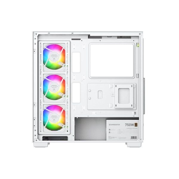 GAMEBOOSTER 750W 80+ BRONZE A7505W 5-FANLI GAMING MID-TOWER PC KASASI BEYAZ