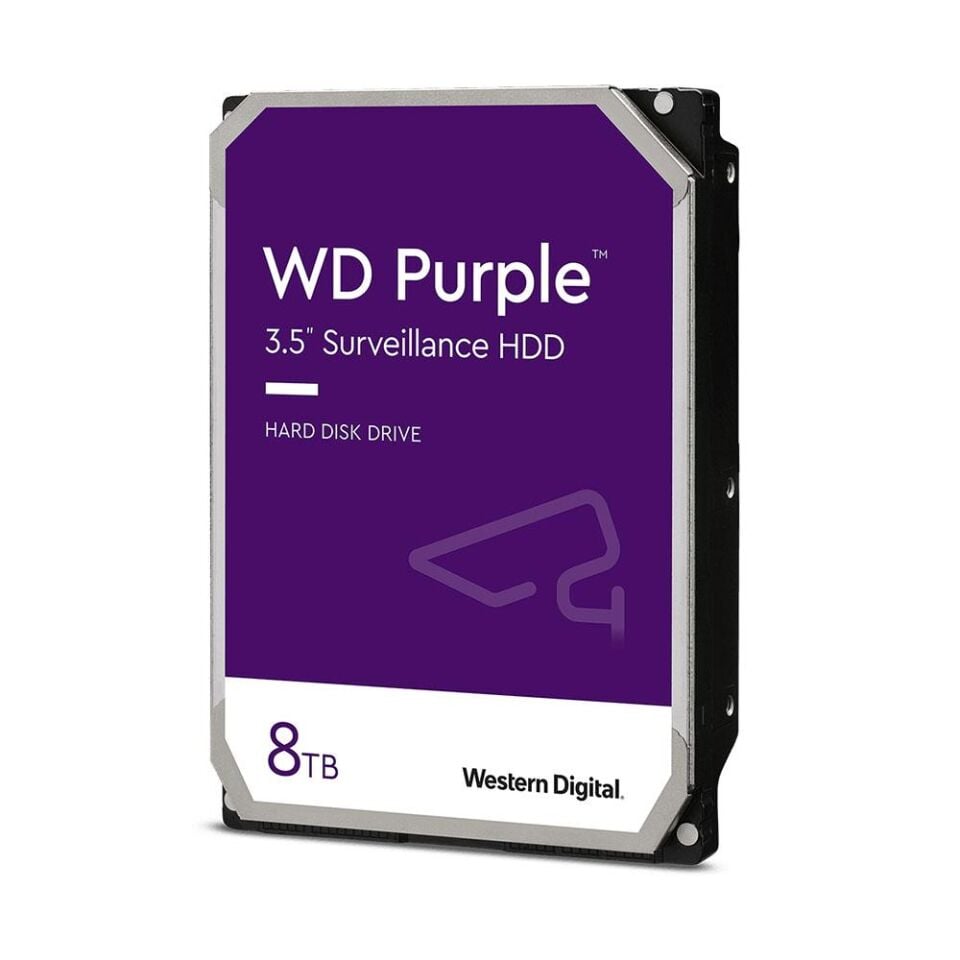 WD 3.5'' 8TB PURPLE WD85PURZ 5640 RPM 256MB SATA-3 Güvenlik Diski