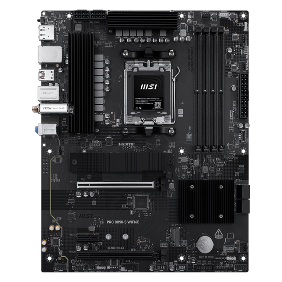 MSI PRO B850-S WIFI6E AM5 DDR5 8200MHZ(OC)