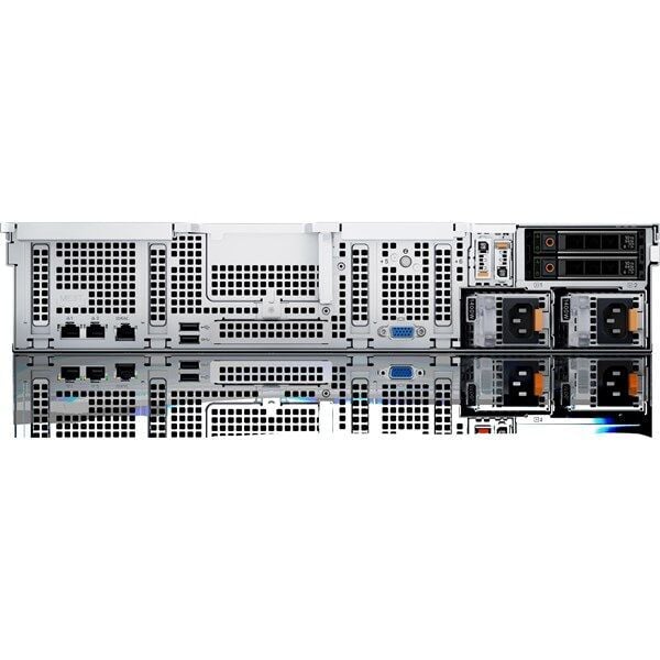 DELL 2xGold 5418Y R760XS R760XS_3 256GB DDR5 RDIMM- 7x480GB SSD 2x1100w Titanium 2U Rack Sunucu