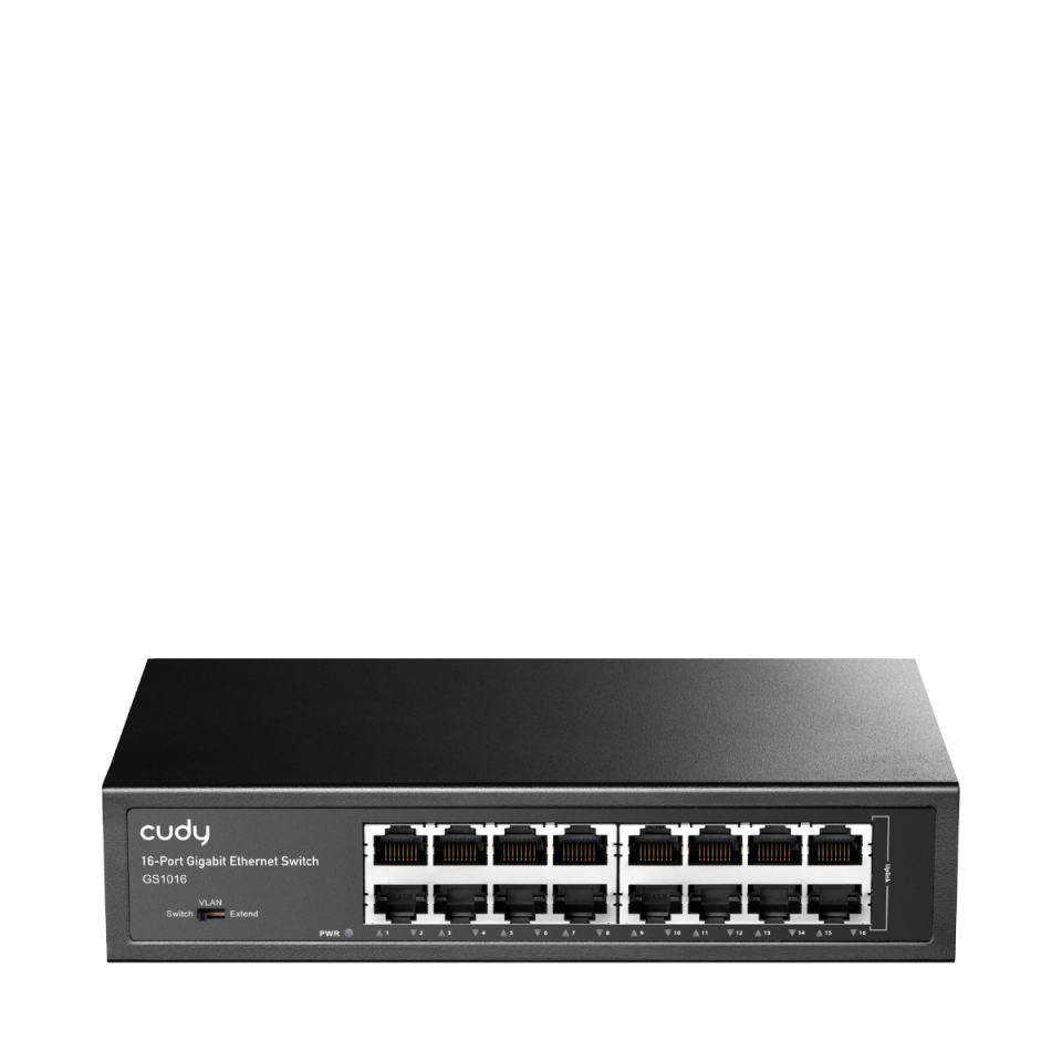 CUDY 16port Gigabit Yönetilemez Metal Kasa Switch GS1016