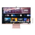 SAMSUNG 31.5'' LS32CM80PUUXUF 4MS 60HZ HDMI KABLOSUZ SMART MONİTÖR 3840X2160 PEMBE