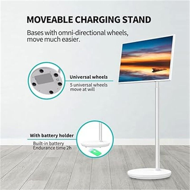 LEADERHUB LS32 32 INC 1920X1080 4G+128G TAŞINABILIR DOKUNMATIK ANDROID MONITOR BEYAZ