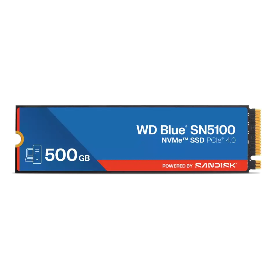 WD 500GB Blue SN5100 SSD m.2 NVMe WDS500G5B0E