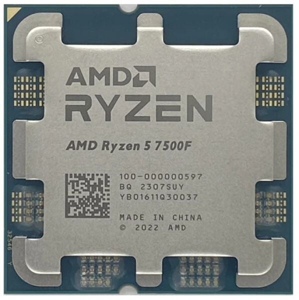 AMD Ryzen 5 7500F 3.7GHZ 5.GHZ 32MB 6C/12T 65W AM5 ZEN 4-MPK