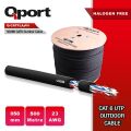 QPORT CAT6 Utp 23AWG 500m Outdoor Makaralı LSZH Kablo Q-CATFLASH