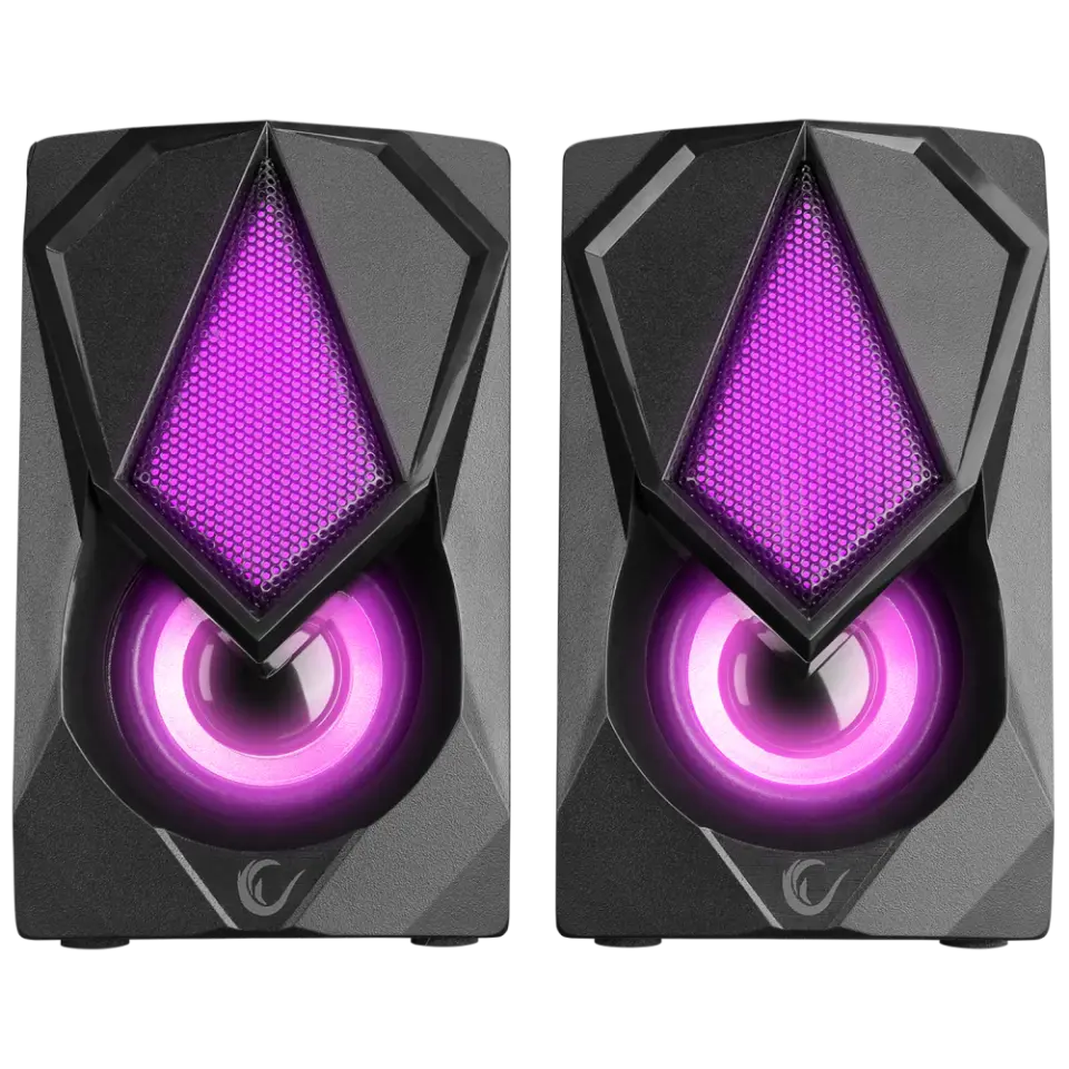 Rampage RMS-G19 2.0 5 Watt LED Işıklı Siyah Multimedia Speaker