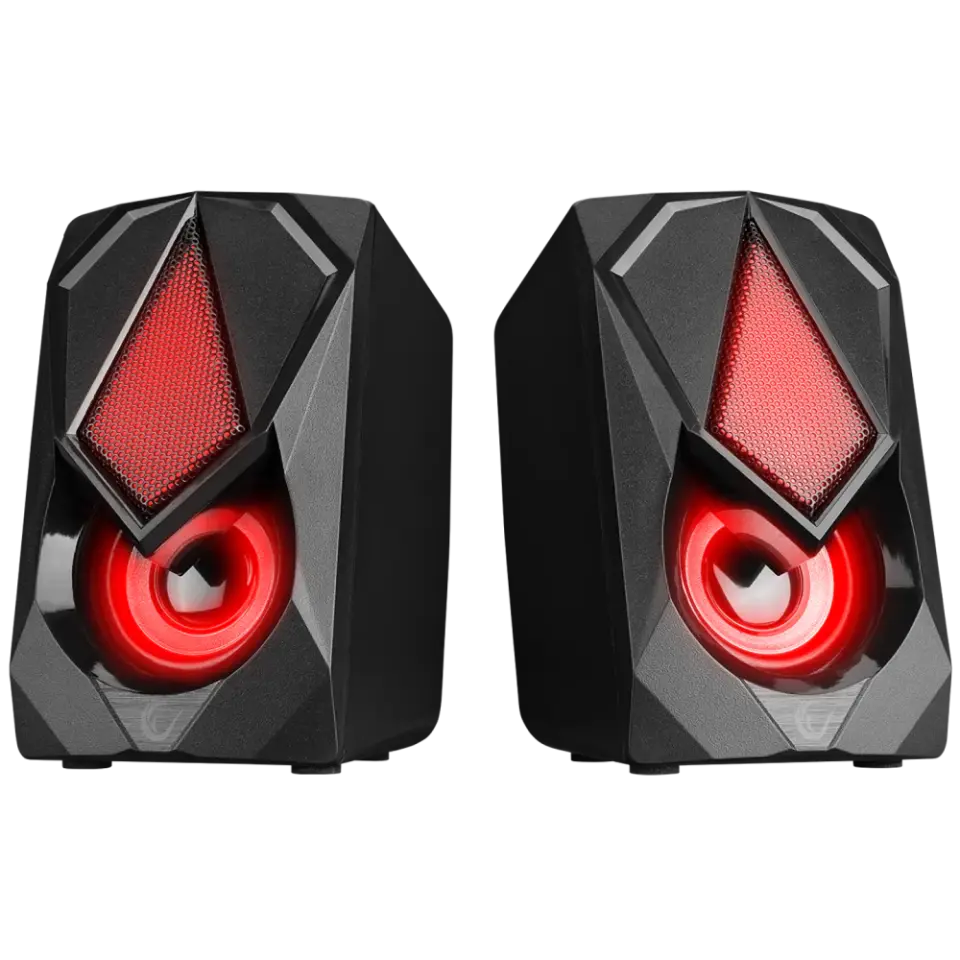 Rampage RMS-G19 2.0 5 Watt LED Işıklı Siyah Multimedia Speaker