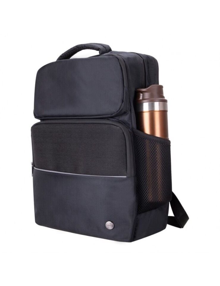 PLM 15.6'' Octagon Siyah Notebook Sırt Çantası