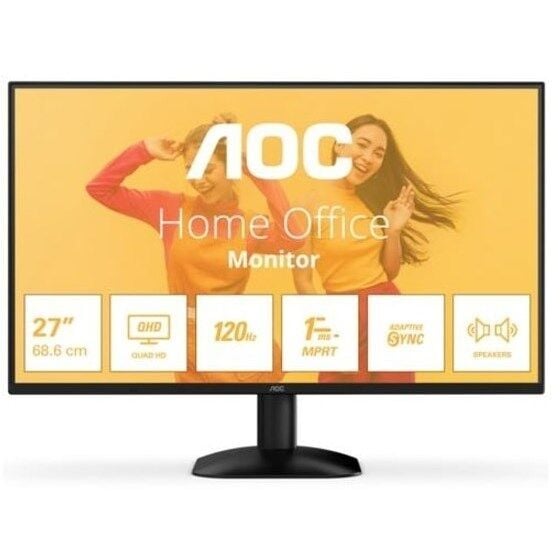 AOC 27'' IPS Q27B35S3 1MS 120Hz HDMI-DP EV Ofis Tipi Monitör (2560 X 1440)