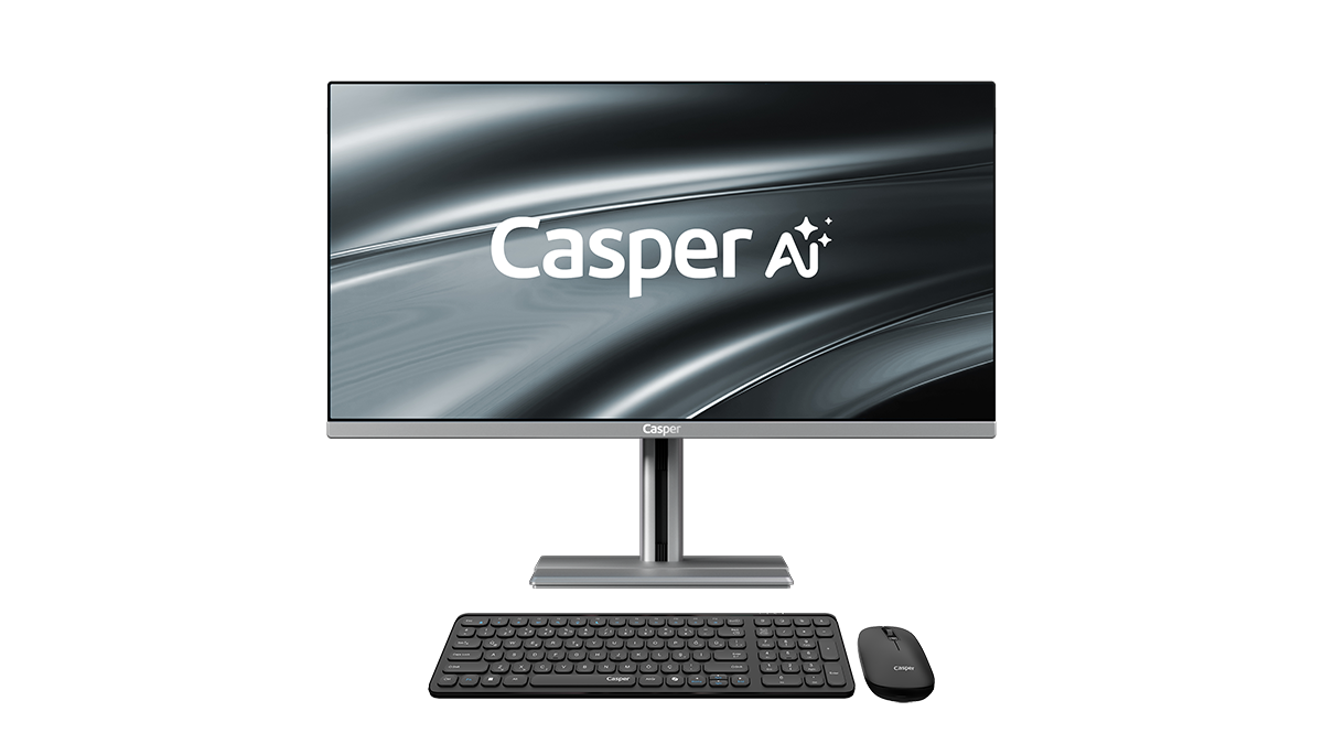 CASPER AIO 27'' QHD CORE i7 13620H 16GB DDR5 RAM- 500GB M2 NVME- O/B UHD FDOS PIVOT / A970 1362-BE00X-V-G-K
