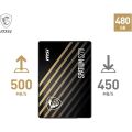 MSI 480GB SPATIUM S270 500-450MB/s SSD SATA-3 DİSK
