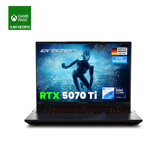 ERAZER Beast 18 X1 MD62746 Ultra 9-275HX 32GB 2TB RTX5070TI 18'' W11H