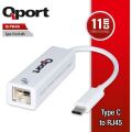 QPORT Q-TR45 Gigabit 1port Type-C Ethernet