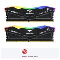 TEAM 32GB (2X 16GB) DDR5 7600MHZ CL36 RGB DUAL KIT PC RAM DELTA BLACK FF3D532G7600HC36DDC01