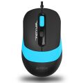 A4 TECH FM10 USB 1600dpi Optic Siyah/Mavi Mouse