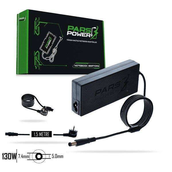 PARS POWER PRS-020 130W 19.5V 6.7A- 7.4*5.0MM Siyah ADAPTÖR