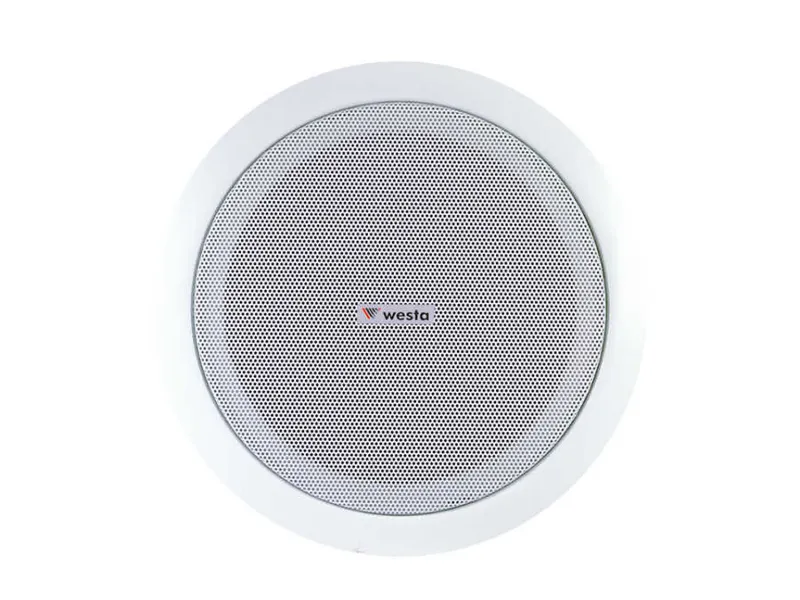 WESTA WS-2035T 8'' 30W  Alçıpan Trafolu Beyaz Hoparlör