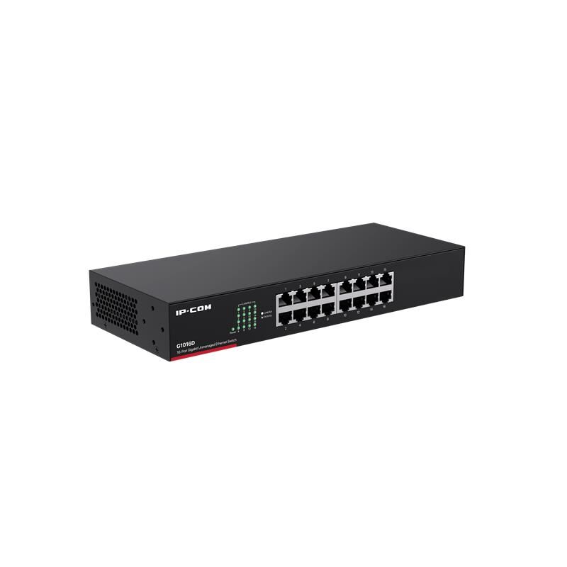 IP-COM G1016D 16 PORT GIGABIT METAL KASA RACKMOUNT SWITCH