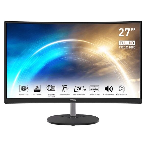 MSI 27'' VA MP271CA 1MS 75HZ HDMI KAVISLI EV OFİS MONİTÖR 1920X1080