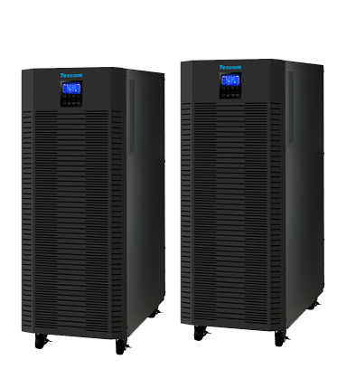 TESCOM 30KVA TEOS+ 330 ONLINE 3/3F TOWER UPS 60x 12V 7 Amper
