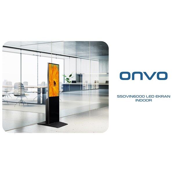 ONVO 55'' Dokunmatik 55OVIN6000 Ofis,Otel,Restoran Sabit 2GB RAM- 32GB ROM- Andorid Videowall Cihazı Siyah
