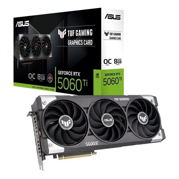 ASUS 8GB TUF GAMING RTX5060TI-O8G GDDR7 128bit HDMI DP PCIe 5.0