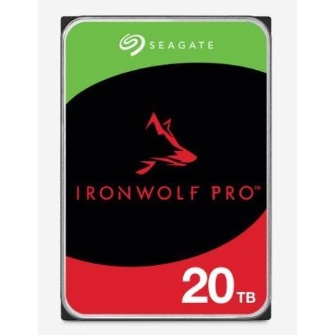 SEAGATE 3.5'' 20TB IRONWOLF PRO ST20000NT001 256MB 7200RPM SATA-3 KURUMSAL NAS DİSKİ