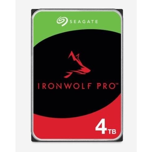 SEAGATE 3.5'' 4TB IRONWOLF PRO ST4000NT001 256MB 7200RPM SATA-3 KURUMSAL NAS DİSKİ