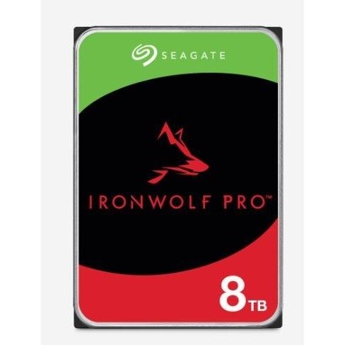 SEAGATE 3.5'' 8TB IRONWOLF PRO ST8000NT001 256MB 7200RPM SATA-3 KURUMSAL NAS DİSKİ