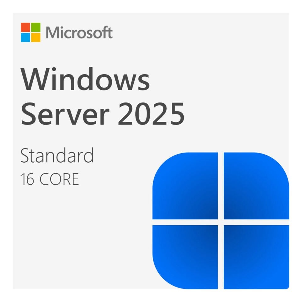 Windows Server 2025 Standard - 16 Core License Pack DG7GMGF0PWHC0003CO