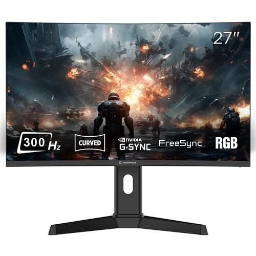 Rampage 27'' DROP DR27C300F Fast VA 1ms Freesync/Gsync Pivot R1500 Curved FHD Monitör
