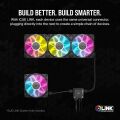 CORSAIR QX120 CO-9051024-WW 14CM RGB KASA FANI+HUB KIT BEYAZ 2-li paket