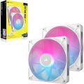 CORSAIR QX120 CO-9051024-WW 14CM RGB KASA FANI+HUB KIT BEYAZ 2-li paket