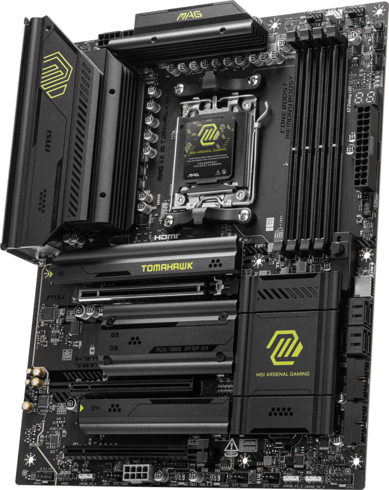 MSI MAG X870 TOMAHAWK WIFI-7 DDR5 HDMI DP PCIe 16X v5.0 AM5 ATX