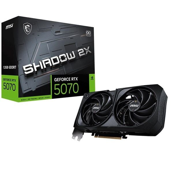 MSI RTX5070 12GB SHADOW 2X OC 12G GDDR7 256 Bit HDMI DP PCIe 5.0